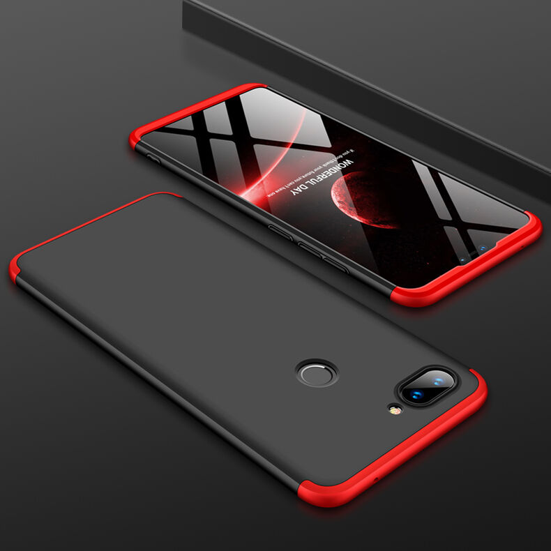 Gkk Odolný kryt pre Xiaomi Mi 8 Lite - červenočierny