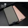 Dux Ducis Skin Pro kožené flipové puzdro pre Honor 8X - tmavomodré