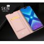 Dux Ducis Skin Pro kožené flipové puzdro pre Honor 8X - tmavomodré
