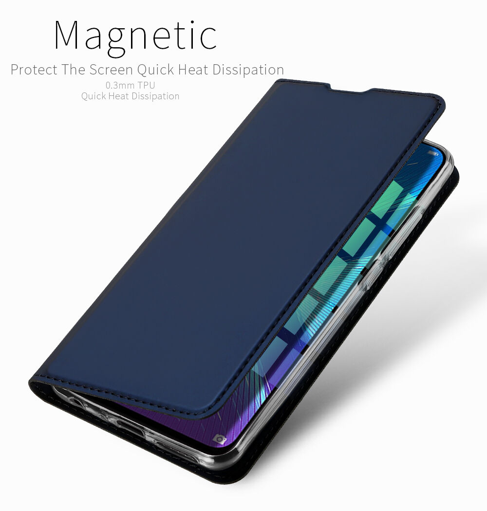 Dux Ducis Skin Pro kožené flipové puzdro pre Honor 8X - ružovo-zlaté
