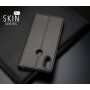 Dux Ducis Skin Pro kožené flipové puzdro pre Honor 8X - ružovo-zlaté