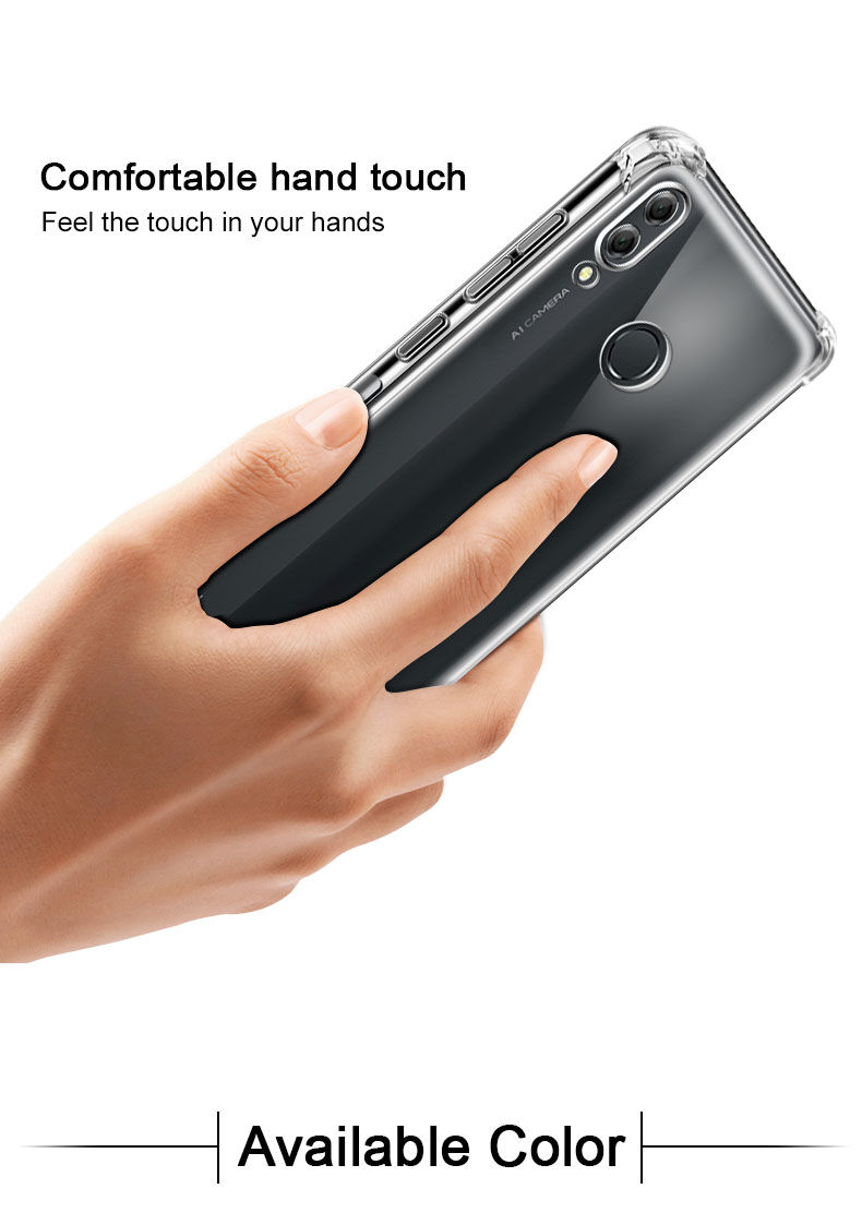 Imak Skin Feel Plastový kryt anti-drop pre Honor 8X - transparentný