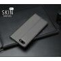 Dux Ducis Skin Pro kožené flipové puzdro pre Honor 7S - tmavomodré