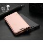 Dux Ducis Skin Pro flipové puzdro pre Samsung Galaxy J3 (2017) - ružovo-zlaté