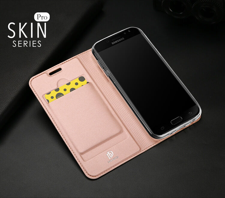 Dux Ducis Skin Pro flipové puzdro pre Samsung Galaxy J5 (2017) - zlaté