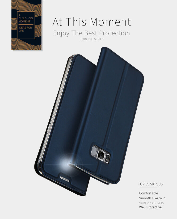 Dux Ducis Skin Pro flipové puzdro pre Samsung Galaxy S8 - tmavomodré