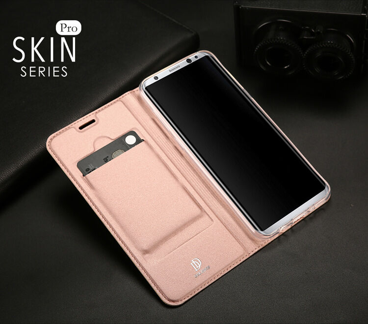 Dux Ducis Skin Pro flipové puzdro pre Samsung Galaxy S8 - tmavomodré