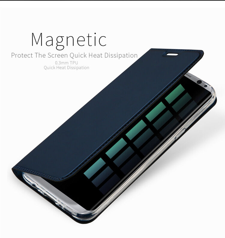 Dux Ducis Skin Pro flipové puzdro pre Samsung Galaxy S8 - ružovo-zlaté