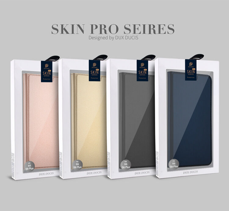 Dux Ducis Skin Pro flipové puzdro pre Samsung Galaxy S8 - sivé Dux Ducis Skin Pro flipové puzdro pre Samsung Galaxy S8 - sivé