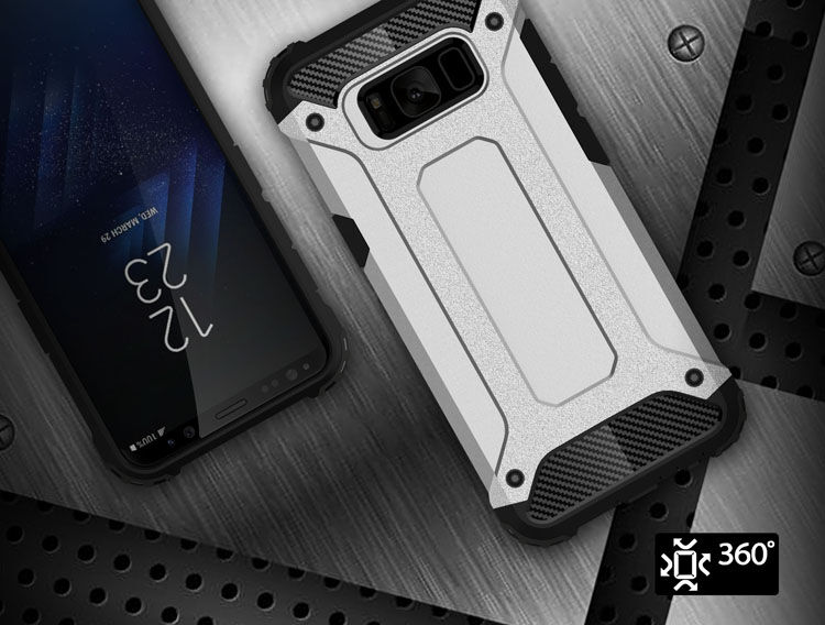Superodolný kryt Armor pre Samsung Galaxy S8 Plus - tmavomodrý