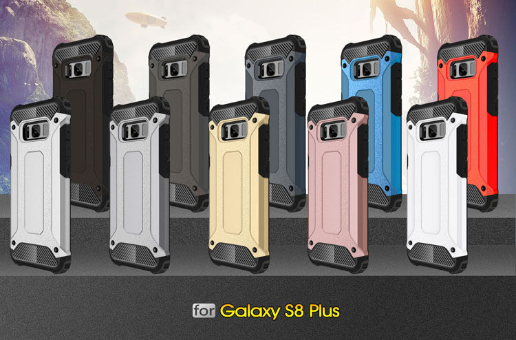 Superodolný kryt Armor pre Samsung Galaxy S8 Plus - tmavomodrý