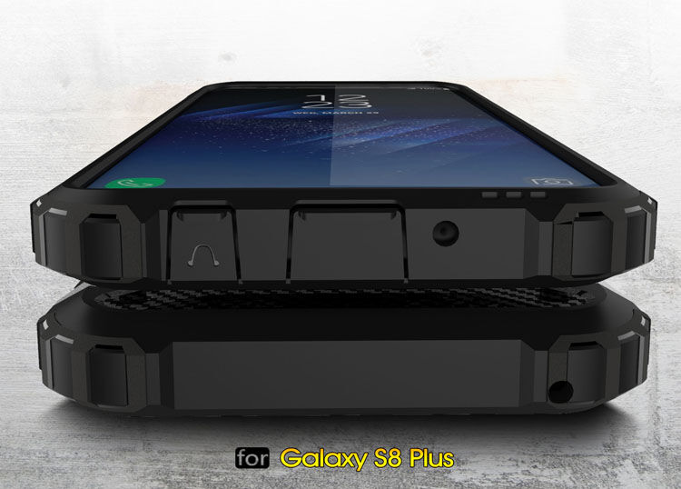 Superodolný kryt Armor pre Samsung Galaxy S8 Plus - strieborný