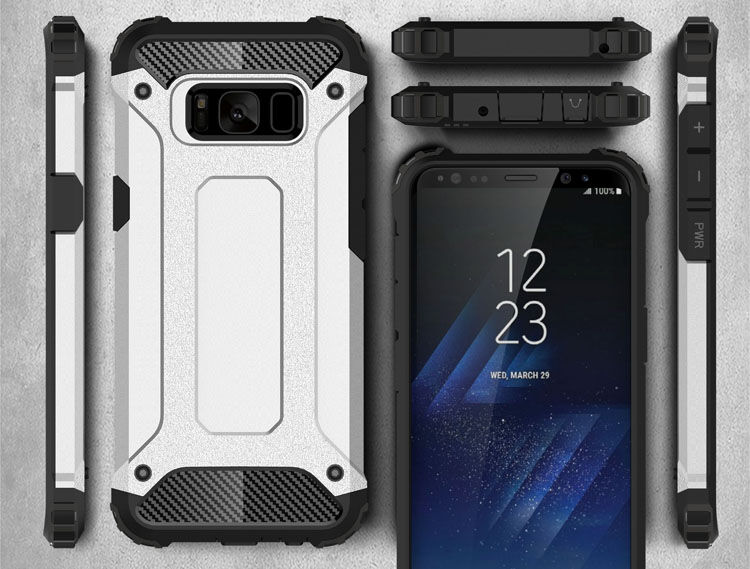 Superodolný kryt Armor pre Samsung Galaxy S8 Plus - čierny