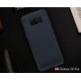 Plastový kryt s brúsenou textúrou pre Samsung Galaxy S8 Plus - červený