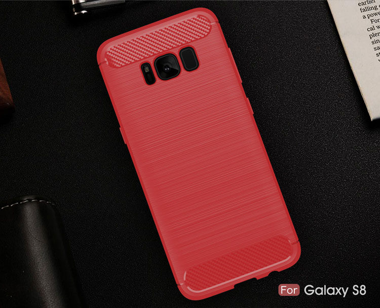 Plastový kryt s brúsenou textúrou pre Samsung Galaxy S8 - tmavomodrý Plastový kryt s brúsenou textúrou pre Samsung Galaxy S8 - tmavomodrý