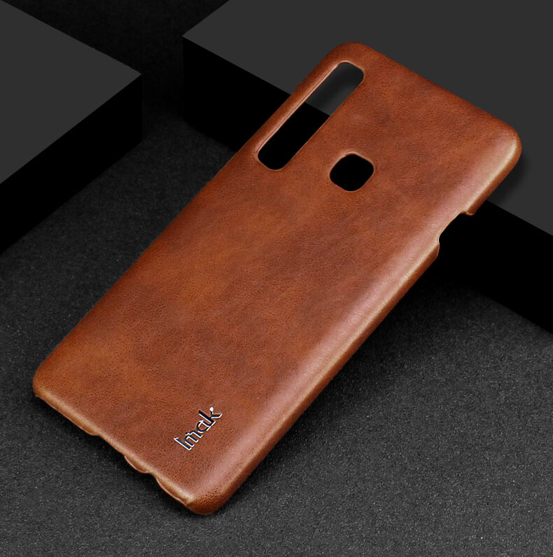 Imak Ruiyi kožený kryt pre Samsung Galaxy A9 (2018) - hnedý Imak Ruiyi kožený kryt pre Samsung Galaxy A9 (2018) - hnedý