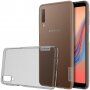 Nillkin Nature Plastový kryt pre Samsung Galaxy A7 (2018) - sivý
