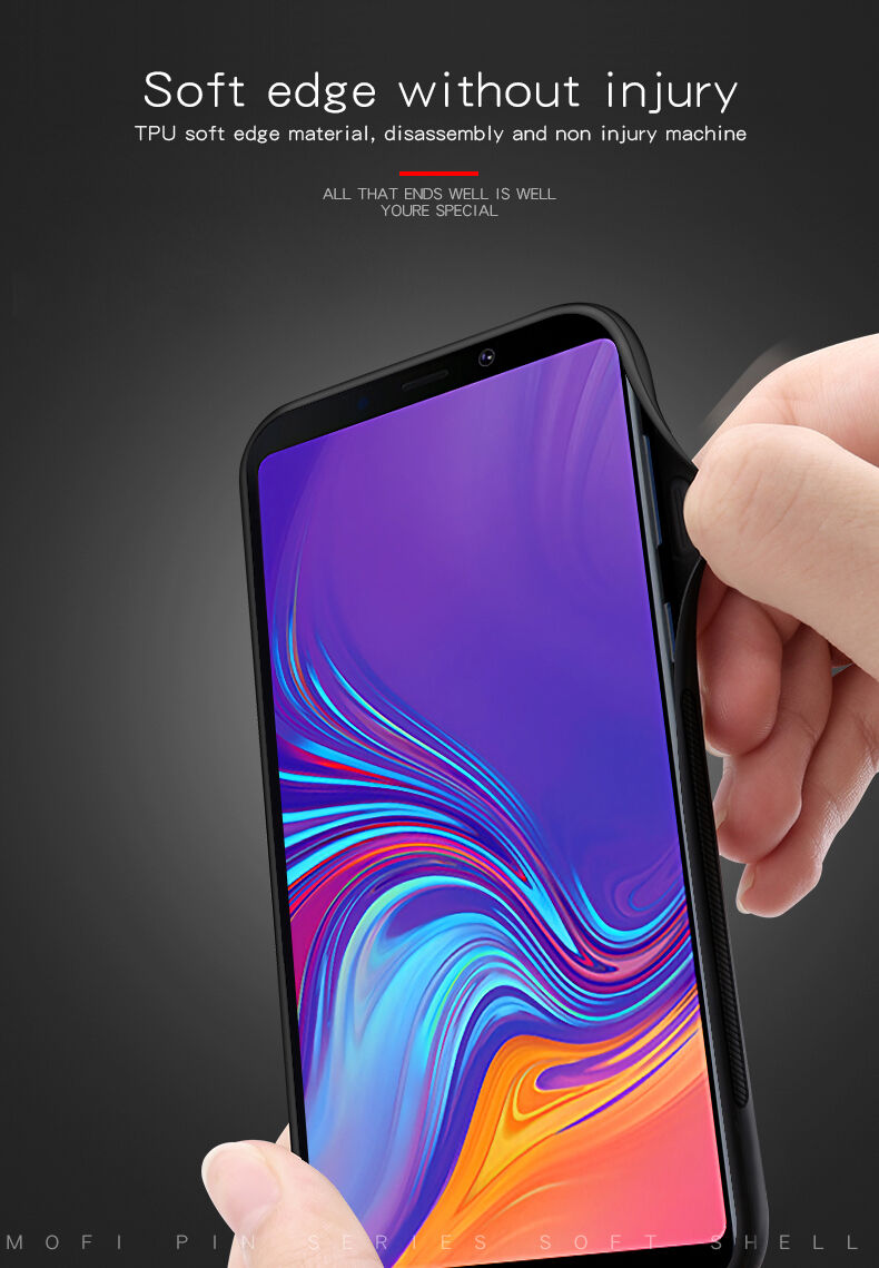 Mofi Kožený kryt pre Samsung Galaxy A9 (2018) - hnedý
