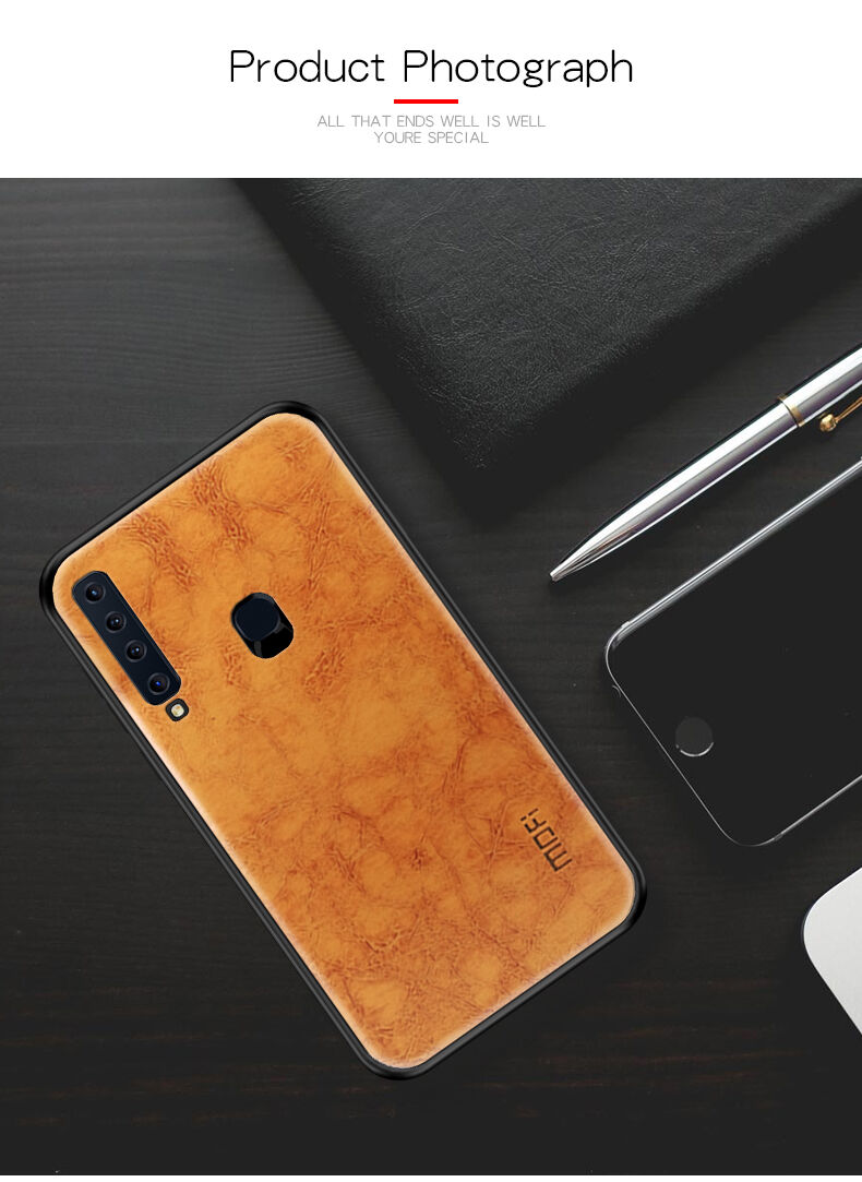 Mofi Kožený kryt pre Samsung Galaxy A9 (2018) - čierny