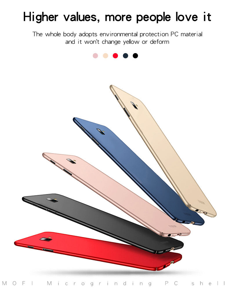 Mofi Frosted kryt pre Samsung Galaxy J6 Plus - zlatý