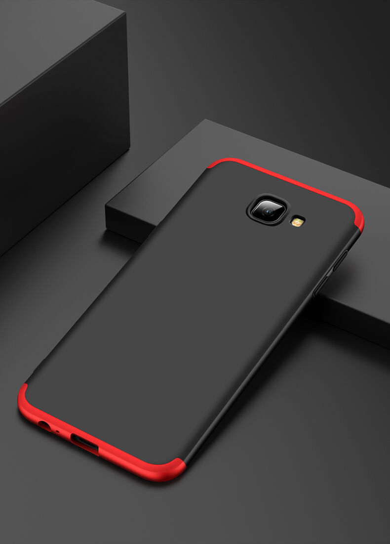 Gkk Odolný kryt pre Samsung Galaxy J4 Plus - zlatočierny