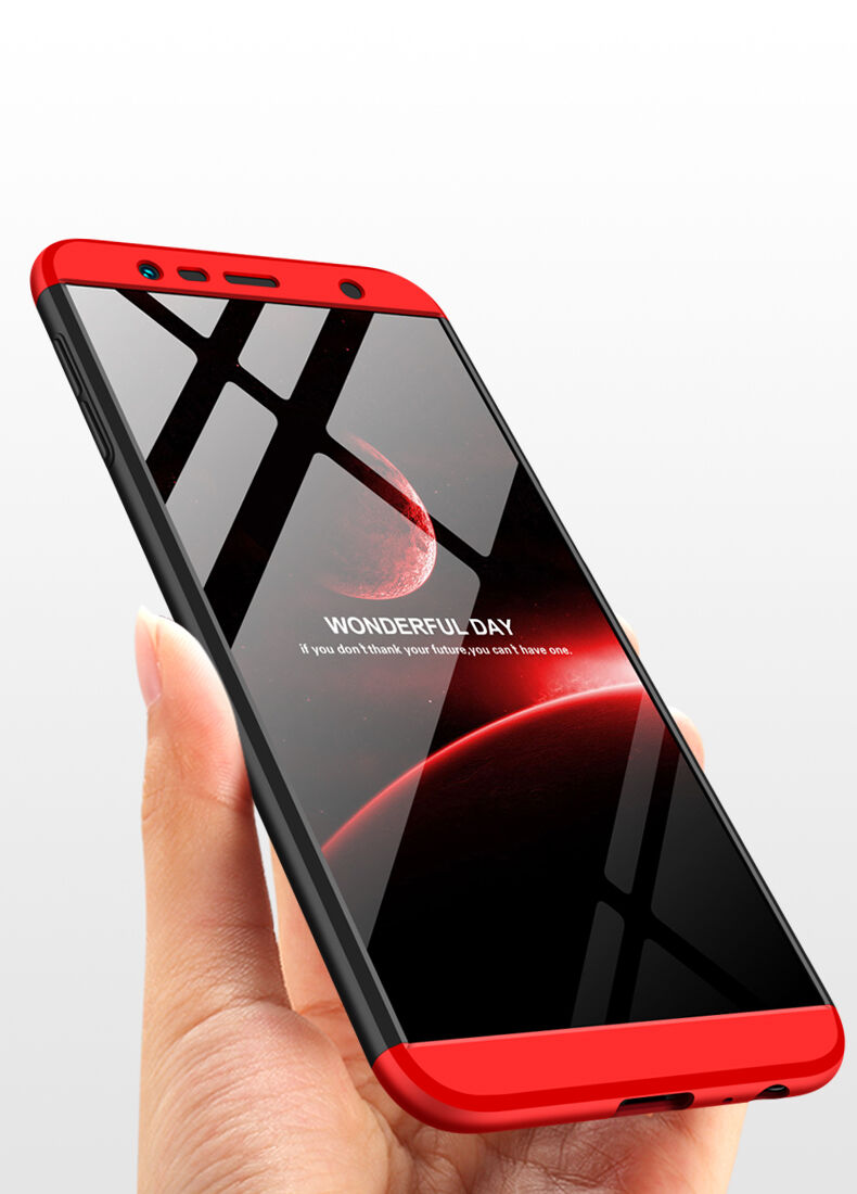 Gkk Odolný kryt pre Samsung Galaxy J4 Plus - zlatočierny