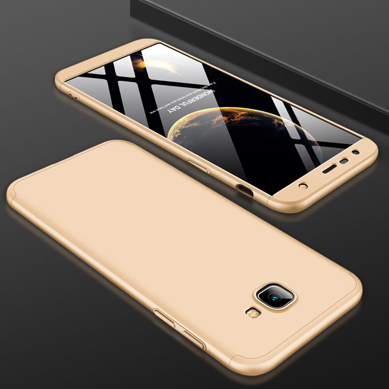Gkk Odolný kryt pre Samsung Galaxy J4 Plus - zlatočierny