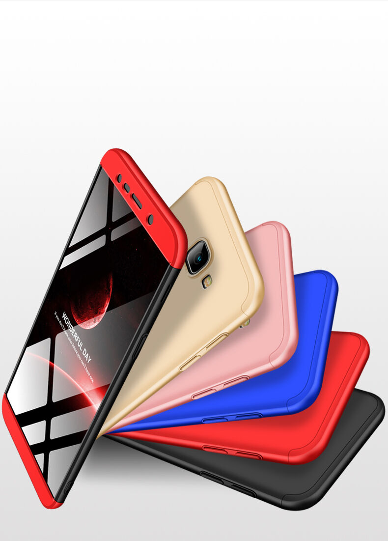 Gkk Odolný kryt pre Samsung Galaxy J4 Plus - striebornočierny