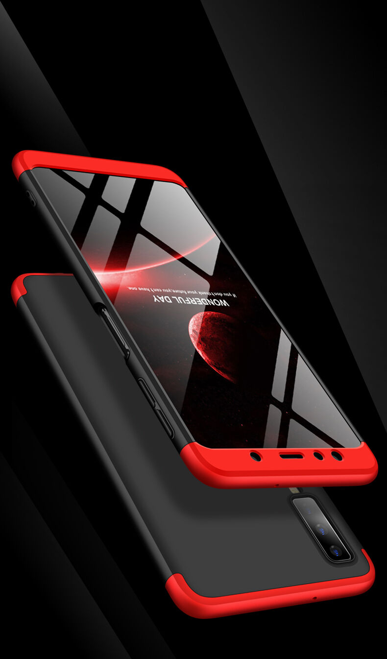Gkk Odolný kryt pre Samsung Galaxy A7 (2018) - červený