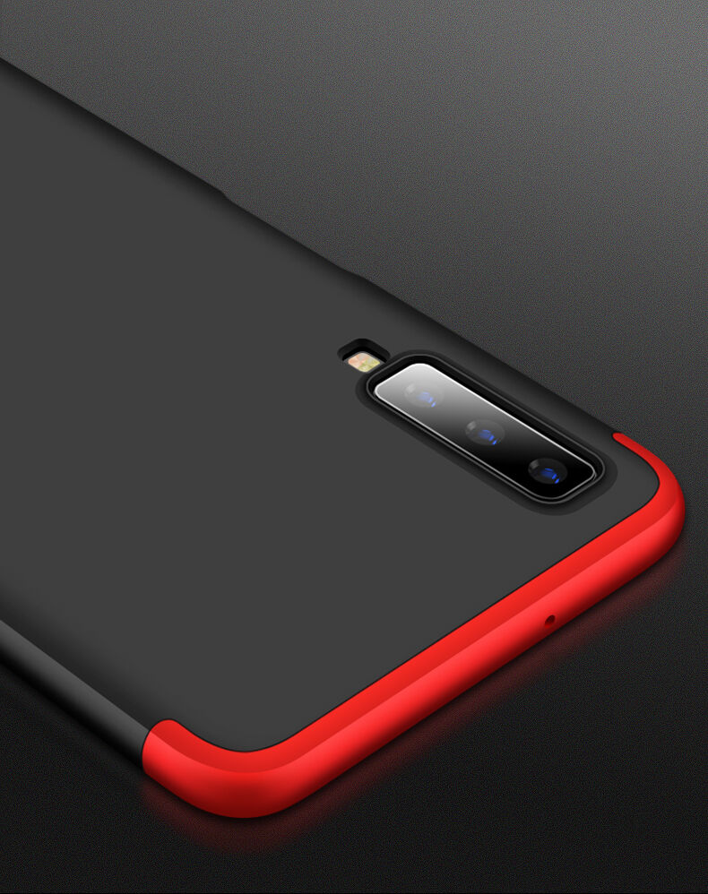 Gkk Odolný kryt pre Samsung Galaxy A7 (2018) - červený
