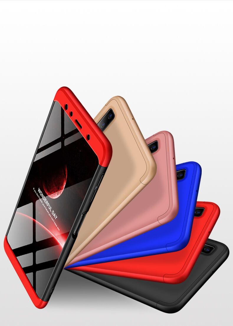 Gkk Odolný kryt pre Samsung Galaxy A7 (2018) - červený