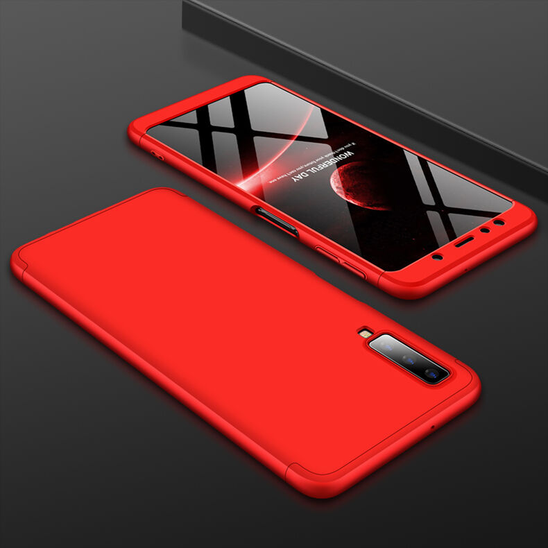 Gkk Odolný kryt pre Samsung Galaxy A7 (2018) - červený