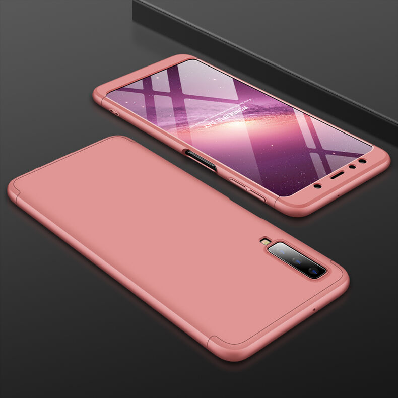 Gkk Odolný kryt pre Samsung Galaxy A7 (2018) - červený