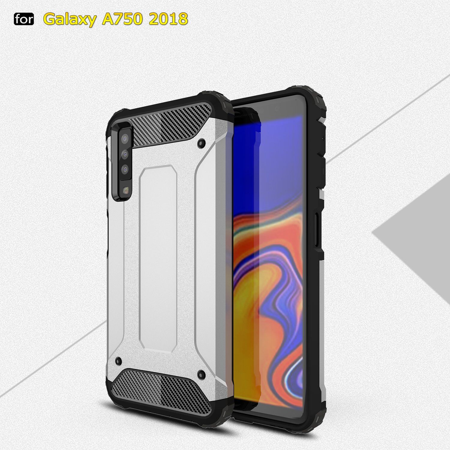 Superodolný kryt Armor pre Samsung Galaxy A7 (2018) - zlatoružový Superodolný kryt Armor pre Samsung Galaxy A7 (2018) - zlatoružový