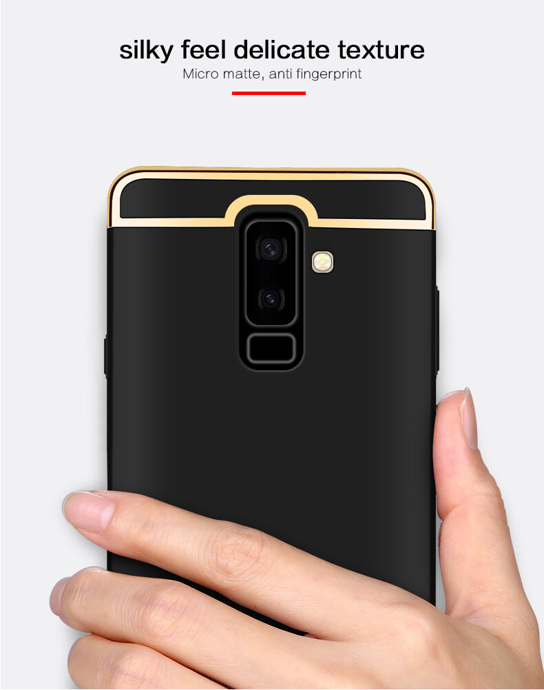 Mofi Guard plastový kryt pre Samsung Galaxy A6 Plus (2018) - strieborný