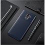 Ipaky plastový kryt s textúrou karbónu pre Samsung Galaxy A6 Plus (2018) - hnedý