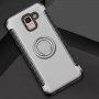Odolný kryt s držiakom pre Samsung Galaxy J6 (2018) - červený