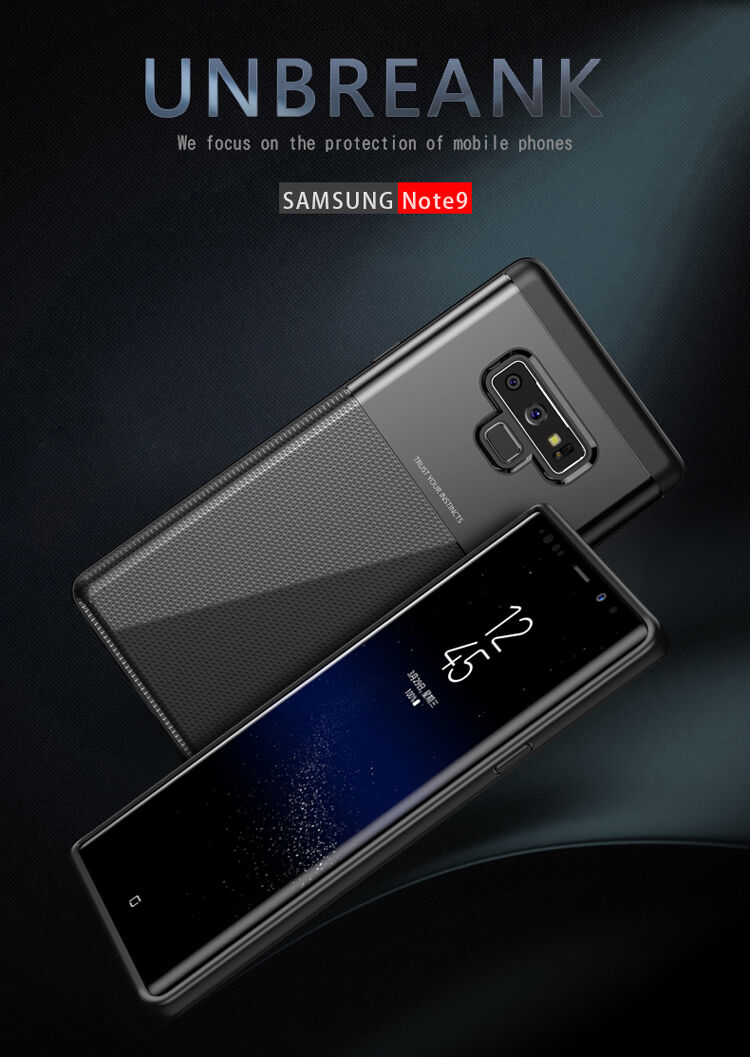 Ipaky plastový kryt pre Samsung Galaxy Note 9 - hnedý
