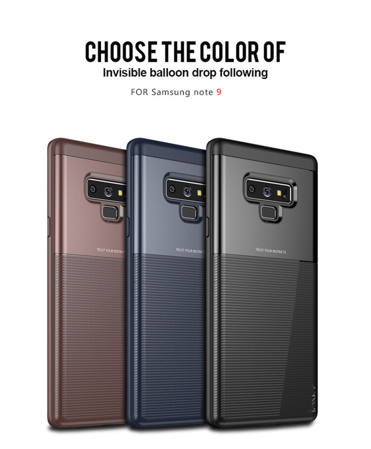 Ipaky plastový kryt pre Samsung Galaxy Note 9 - hnedý