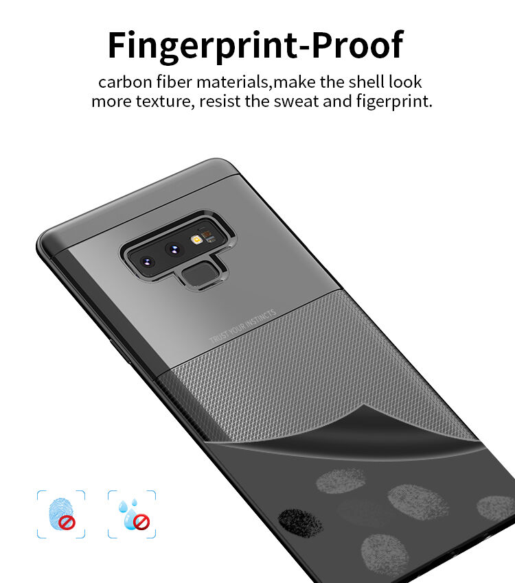 Ipaky plastový kryt pre Samsung Galaxy Note 9 - hnedý