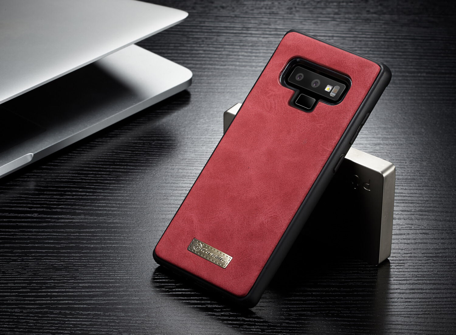 Caseme 2v1 peňaženkové puzdro pre Samsung Galaxy Note 9 - červené