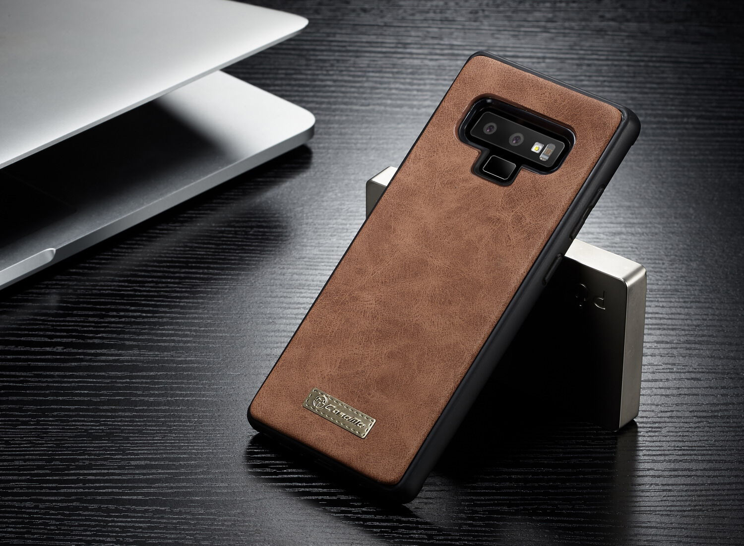 Caseme 2v1 peňaženkové puzdro pre Samsung Galaxy Note 9 - čierne