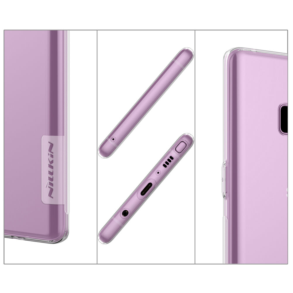 Nillkin Nature Plastový transparentný kryt pre Samsung Galaxy Note 9 - sivý