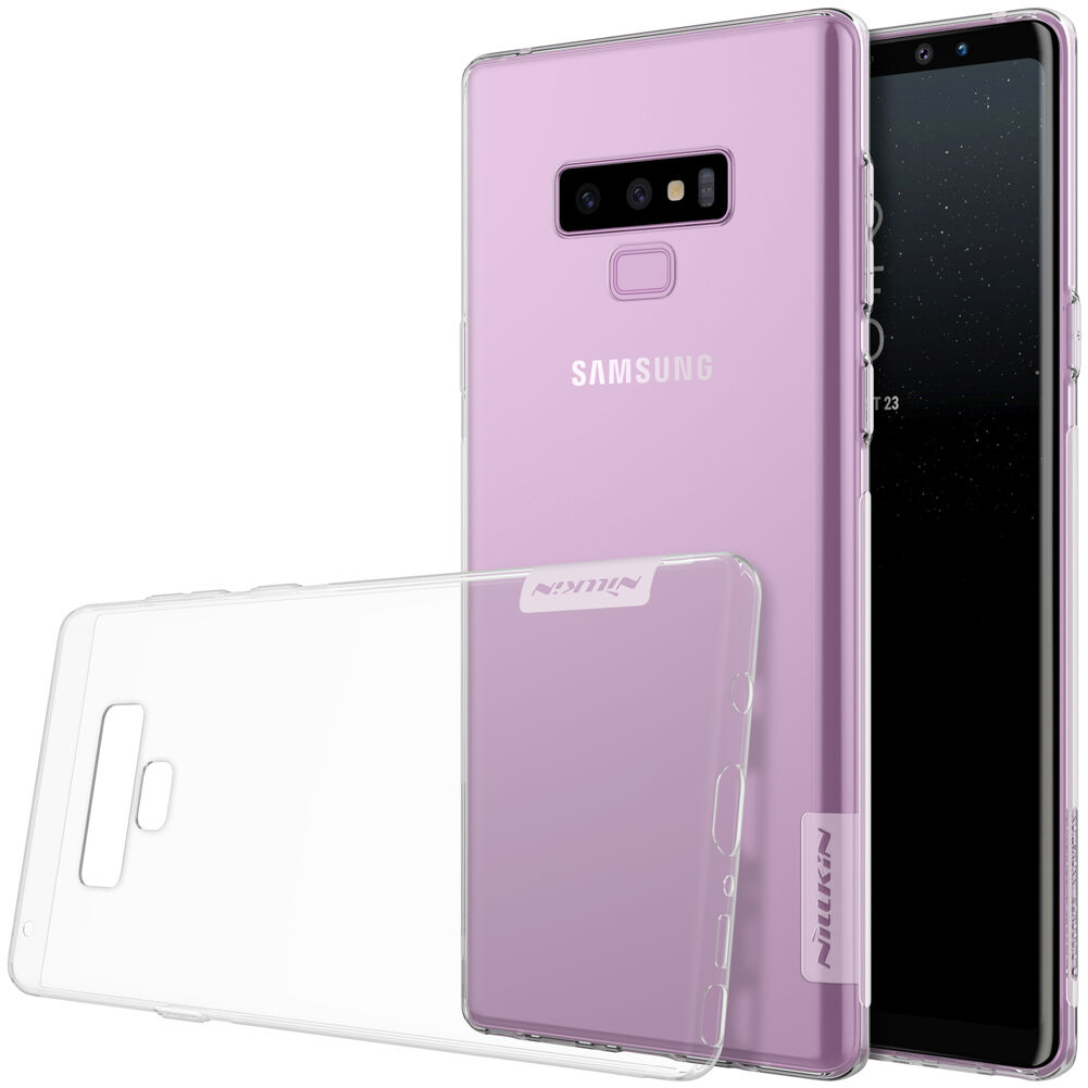 Nillkin Nature Plastový transparentný kryt pre Samsung Galaxy Note 9 - sivý