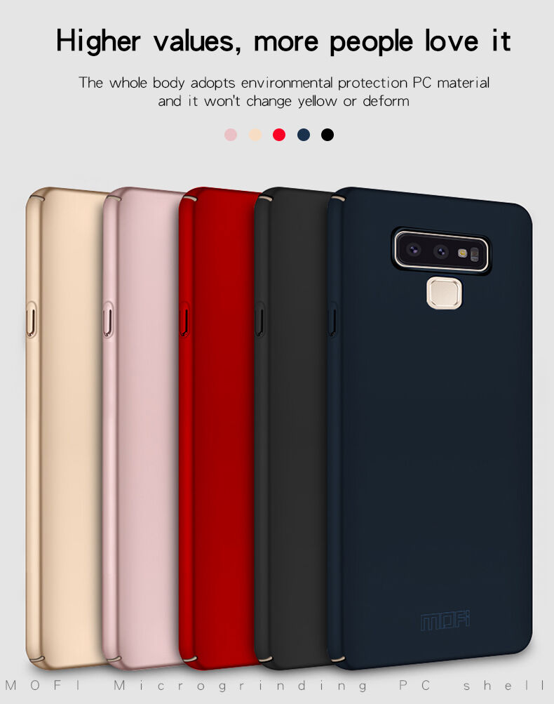 Mofi Plastový kryt Frosted pre Samsung Galaxy Note 9 - tmavomodrý