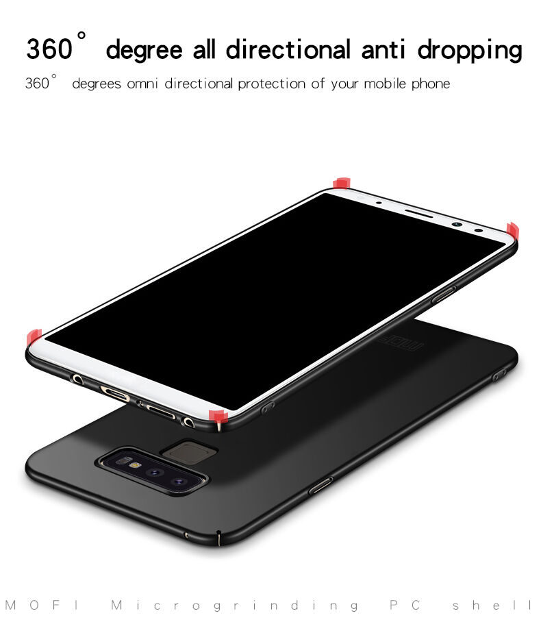 Mofi Plastový kryt Frosted pre Samsung Galaxy Note 9 - tmavomodrý