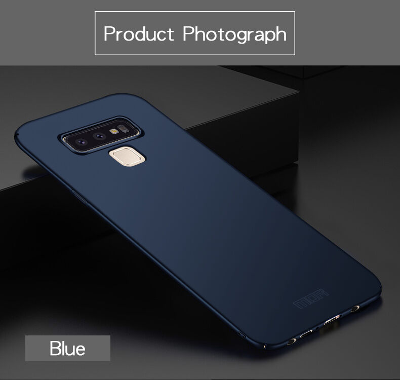 Mofi Plastový kryt Frosted pre Samsung Galaxy Note 9 - tmavomodrý