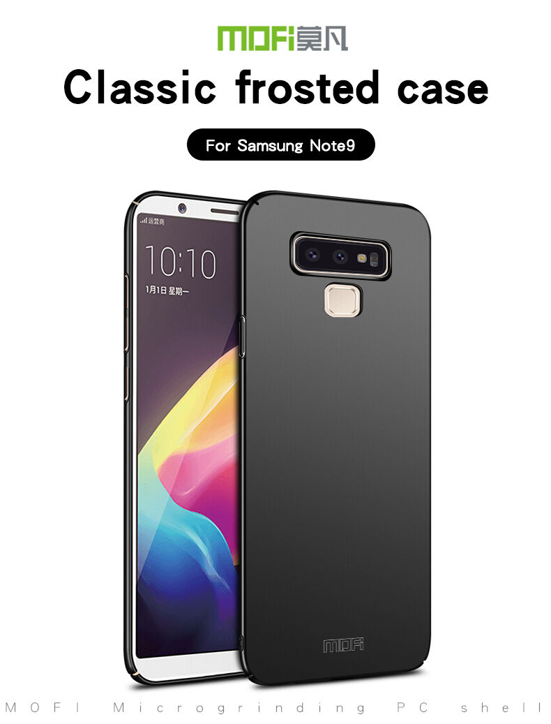 Mofi Plastový kryt Frosted pre Samsung Galaxy Note 9 - čierny