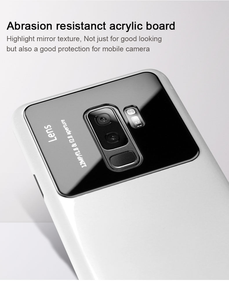 Imak Jazz Lens Plastový kryt pre Samsung Galaxy S9 Plus - čierny