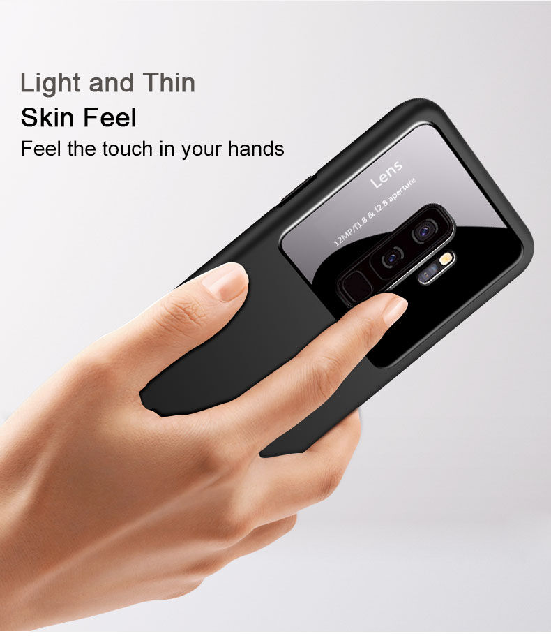 Imak Jazz Lens Plastový kryt pre Samsung Galaxy S9 Plus - čierny